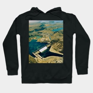 Aerial view of Grand Coulee Dam (T130/0058) Hoodie